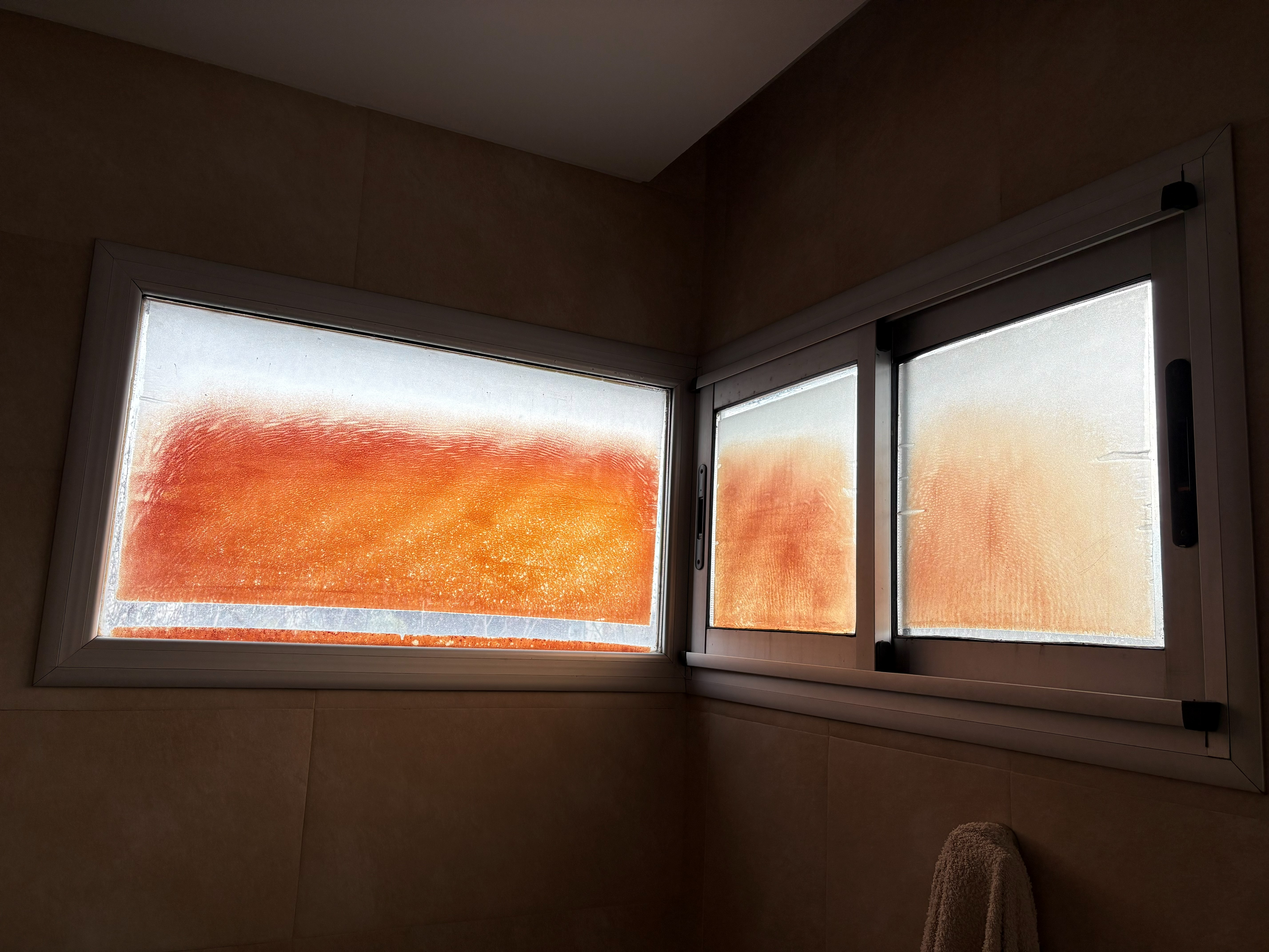 Reemplazo de Vinilos – ventana de baño, antes