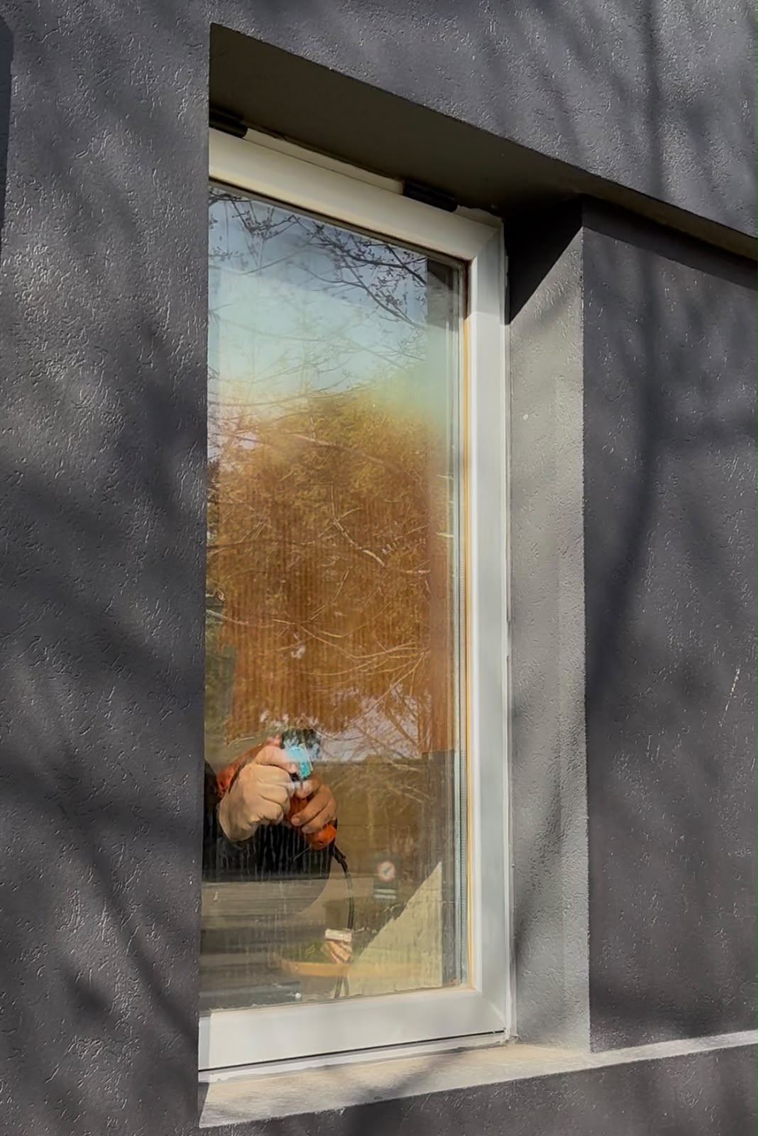 Reemplazo de Vinilos – ventana exterior, antes
